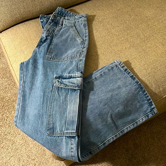 SHEIN Wide Leg Mega Jeans - NWOT - Picture 1 of 4